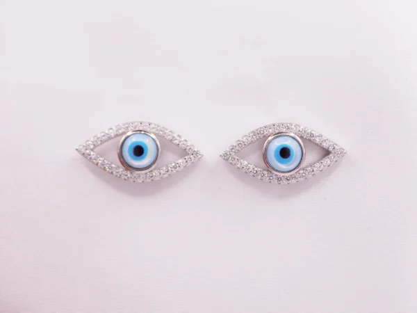 Sparkling Evil Eye Earring